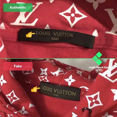 how to spot fake supreme x louis vuitton hoodie|knockoff supreme hoodie.